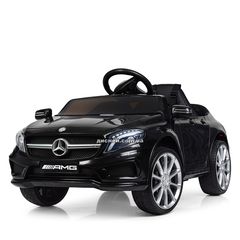 Детский электромобиль M 3995 EBLR-2, кожаное сиденье, черный
