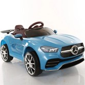 Детский электромобиль T-7650 EVA BLUE, Mercedes, синий