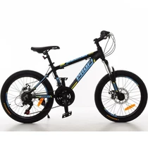 Велосипед 20д. G20OPTIMAL A20.1, черно-голубой