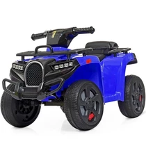 Детский квадроцикл ZP 5258 E-4, мягкие колеса, синий