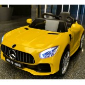Детский электромобиль M 4062 EBLR-6 Mercedes, кожаное сиденье, желтый
