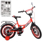 Велосипед детский 16д. Y1646-1 Original boy, красно-черный