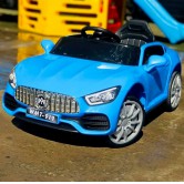 Детский электромобиль T-7652 EVA BLUE, Mercedes, синий