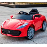 Детский электромобиль M 4615 EBLR-3, Ferrari, кожаное сиденье