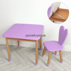 Детский столик 04-025VIOLET-BOX со стульчиком, фиолетовый