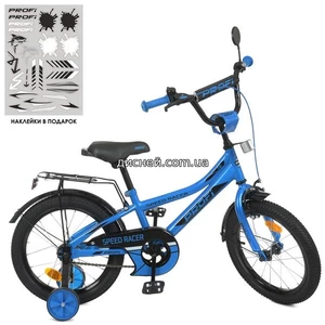 Велосипед детский PROF1 18д. Y18313, Speed racer, синий