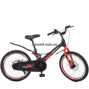 Велосипед детский PROF1 20д. LMG20235 Hunter, черно-красный