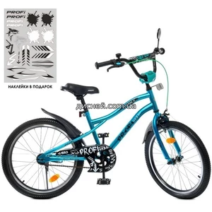 Велосипед детский PROF1 20д. Y20253 S-1 Urban, бирюзовый