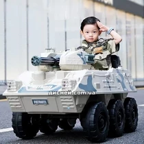 Детский электромобиль M 4862 BR-1 танк, пульт управления