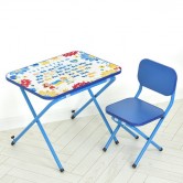 Детский столик M 4910-4, со стульчиком, синий - Дитячий столик M 4910-4