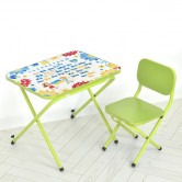 Детский столик M 4910-5, со стульчиком, лайм - Дитячий столик M 4910-5