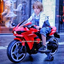 Детский мотоцикл M 4877 EL-3, мягкое сиденье