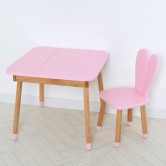 Детский столик 04-025R-TABLE со стульчиком, розовый - Дитячий столик 04-025R-TABLE