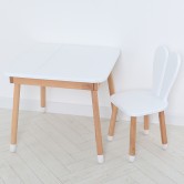 Детский столик 04-025W-TABLE со стульчиком, белый - Дитячий столик 04-025W-TABLE