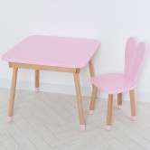 Детский столик 04-025R-DESK со стульчиком, розовый - Дитячий столик 04-025R-DESK
