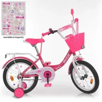 Велосипед детский PROF1 18д. Y1813-1K, Princess, с корзинкой