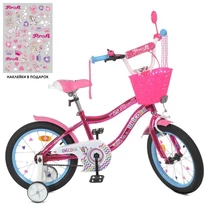 Велосипед детский PROF1 18д. Y18242 S-1K, Unicorn, с корзинкой