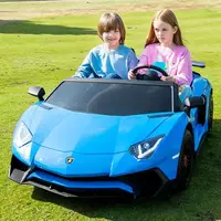 Лицензионный детский электромобиль M 5738 AL-4 двухместный, Lamborghini Aventador