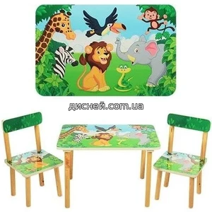 Купить Детский столик 501-11 со стульчиками Зоопарк, столик 501-11