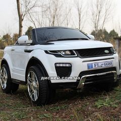 Купить Детский электромобиль M 3213 EBLR-1 Land Rover, мягкое сиденье, белый