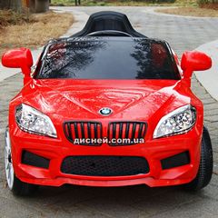 Детский электромобиль M 2773 EBLR-3 BMW, мягкое кожаное сиденье, красный