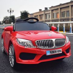 Детский электромобиль M 3270 EBLR-3 BMW, кожаное сиденье, красный