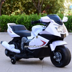 Купить Детский электромобиль T-7215 WHITE мотоцикл, BMW, белый