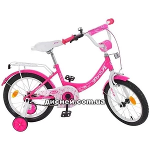 Велосипед детский PROF1 16д. Y1613, Princess, малиновый