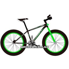 Велосипед 26 д. EB26POWER 1.0 S26.2, черно-зеленый, фетбайк