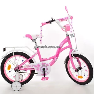 Купить Велосипед детский PROF1 16д. Y1621, Butterfly, розовый