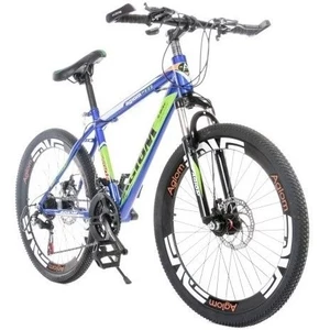 Купить Велосипед спортивный подростковый AGIOM TZ-M1607, 24 дюйма, черно-синий
