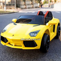 Купить Детский электромобиль T-7630 EVA YELLOW, Lamborghini, желтый