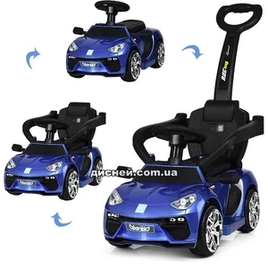 Купить Детский электромобиль-толокар M 3591 LS-4, Lamborghini, синий в автопокраске