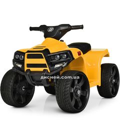Купить Детский квадроцикл M 3893 EL-6, кожаное сиденье, желтый