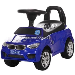 Детская каталка-толокар M 3147 B(MP3)-4 BMW, синяя