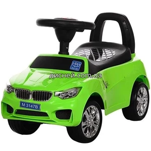 Детская каталка-толокар M 3147 B(MP3)-5 BMW, зеленая
