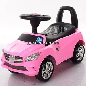 Купить Детская каталка-толокар M 3147 C(MP3)-8 Mercedes, розовая