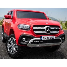 Детский электромобиль M 3996 EBLR-3 Mercedes, кожаное сиденье, красный фото 37