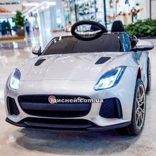 Детский электромобиль M 3994 EBLRS-11 Jaguar, автопокраска, серебристый