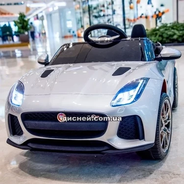 Детский электромобиль M 3994 EBLRS-11 Jaguar, автопокраска, серебристый