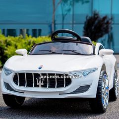 Детский электромобиль T-7637 EVA WHITE Maserati, белый