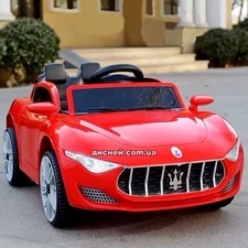 Детский электромобиль T-7637 EVA RED Maserati, красный фото 14