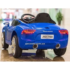 Детский электромобиль T-7637 EVA BLUE Maserati, синий фото 14