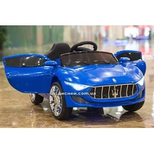 Детский электромобиль T-7637 EVA BLUE Maserati, синий купить