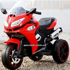 Купить Мотоцикл M 3688 EL-3 на аккумуляторе, мягкое сиденье, красный