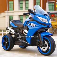 Купить Мотоцикл M 3688 EL-4 на аккумуляторе, мягкое сиденье, синий