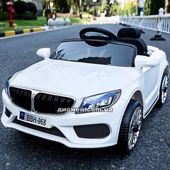Детский электромобиль M 3987 EBLR-1 BMW, мягкие EVA колеса, белый