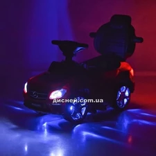 Детская каталка-толокар M 3186 L-2, мягкое сиденье, черная фото 86
