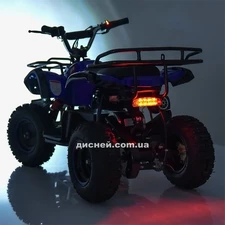Детский квадроцикл HB-EATV 800N-3S V2, надувные колеса, красный фото 14