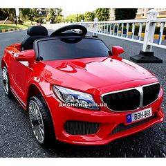 Купить Детский электромобиль M 3987 EBLR-3 BMW, мягкие EVA колеса, красный